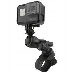 RAM® Tough-Strap™ Double Ball Mount with Universal Action Camera Adapter