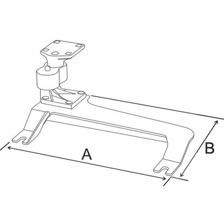 RAM® No-Drill™ Vehicle Base for '07-13 Chevrolet Silverado + More