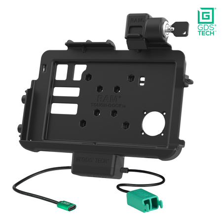 Locking GDS® Thin-Dock™ + Dual USB for Zebra ET401 10" with IntelliSkin®