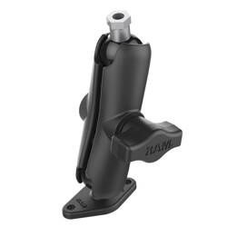 Podwójne mocowanie kulkowe RAM® z płytką diamentową i słupkiem z gwintem wewnętrznym 1/4"-20