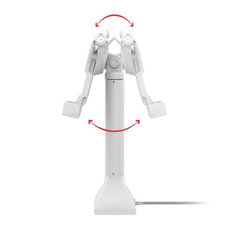 GDS® Uni-Conn™ 14" stacja dokująca z blokadą i PoE - szara