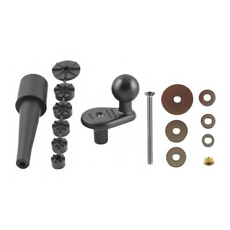 RAM® Motorcycle Fork Stem Ball Base