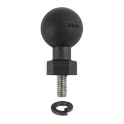 RAM® Tough-Ball™ z kołkiem gwintowanym 1/4"-20 x .50" i podkładką zabezpieczającą