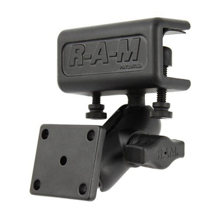 RAM® Glare Shield Clamp Podwójne mocowanie kulowe z otworami AMPS