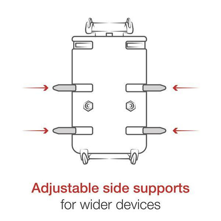 RAM® Quick-Grip™ XL Phone Mount with RAM® Tough-Strap™ Handlebar Base