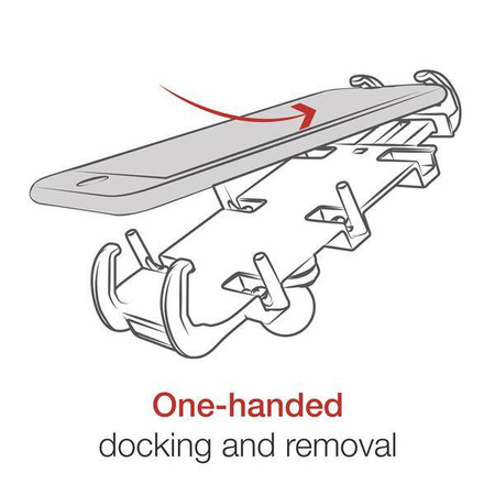 RAM® Quick-Grip™ Phone Mount with RAM® Tough-Strap™ Handlebar Base