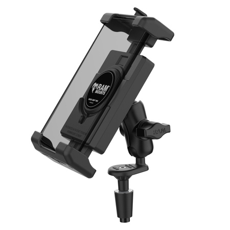 Uchwyt do telefonu RAM® Quick-Grip™ Pro XL z podstawą na widelec - krótki