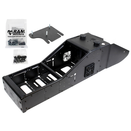 Konsola kątowa RAM® Tough-Box™ z owiewką Dodge Charger (Police)