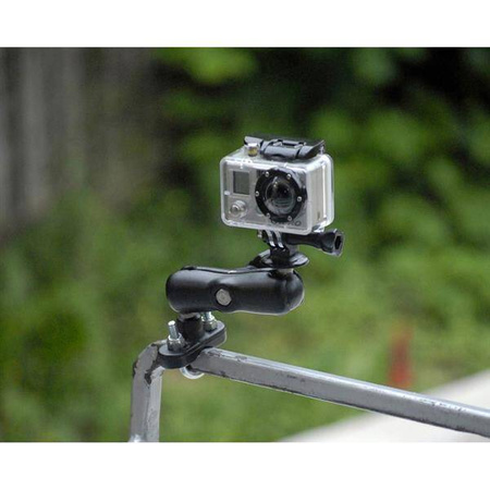 Podwójne mocowanie kulowe RAM® U-Bolt z trzpieniem gwintowanym 1/4"-20 - rozmiar B, średni