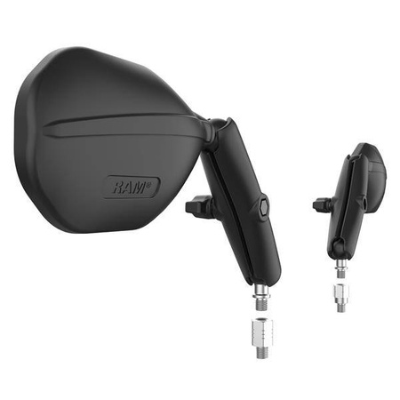 Zestaw RAM® Tough-Mirror™ z podstawą M10-1.25 + adapter odwrotny - długie ramię