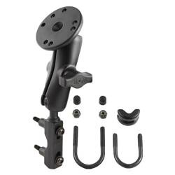 RAM® Motorcycle Brake/Clutch Reservoir Mount with Round Plate