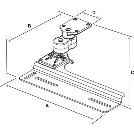 RAM® No-Drill™ Vehicle Base for '96-07 Dodge Grand Caravan + More
