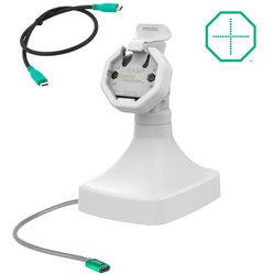 GDS® Uni-Conn™ Zasilana stacja dokująca uchylno-obrotowa z USB-C - Szary