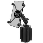 Duży uchwyt na telefon RAM® X-Grip® z podstawą uchwytu na kubek RAM-A-CAN™ II