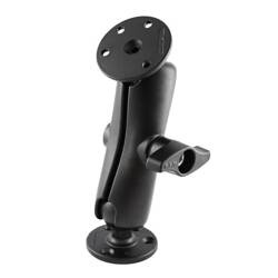RAM® Universal Double Ball Mount z dwiema okrągłymi płytkami i przeciwnakrętką