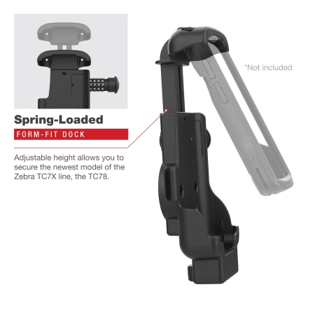 RAM® Combo-Locking Form-Fit Powered Dock dla Zebra TC53 i TC58