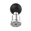 Aluminiowy adapter kulowy RAM® Pin-Lock z gwintem wewnętrznym 1/4"-20 - rozmiar C