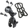 Uchwyt na telefon RAM® X-Grip® z małą podstawą RAM® Tough-Claw™ - krótki