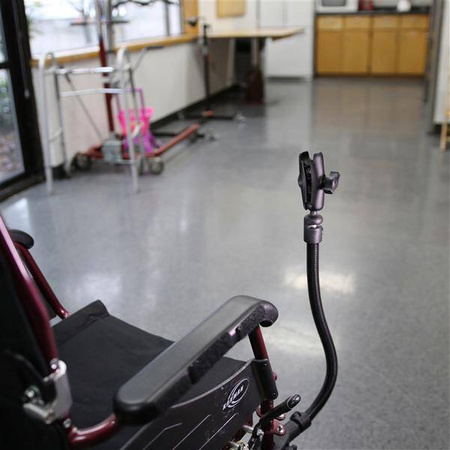 RAM® Tough-Claw® with RAM® Flex-Rod™ 26" Extension Arm for Wheelchairs