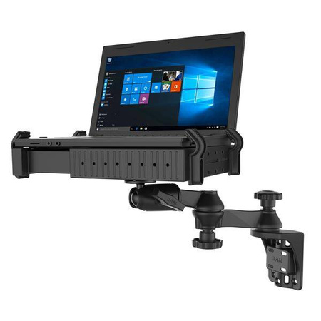 Uchwyt na laptopa RAM® Tough-Tray™ z pionowym uchwytem obrotowym
