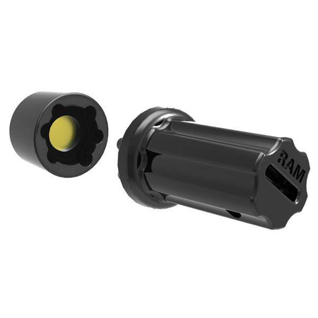 6-stykowa nakrętka zabezpieczająca RAM® Pin-Lock™ do ramion gniazd w rozmiarze D i E