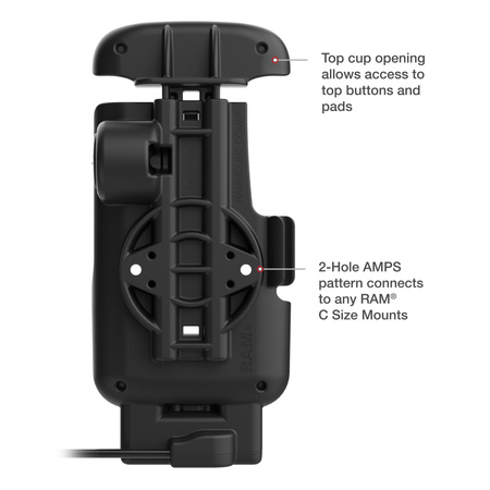 RAM® Form-Fit USB-C Dock dla Zebra TC22 i TC27 z funkcją Boot