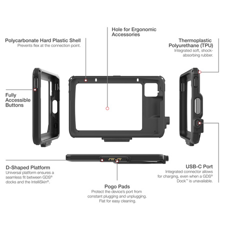 IntelliSkin® Next Gen for Zebra ET401 8" Enterprise Tablet