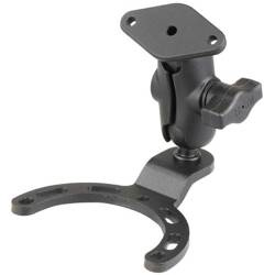 RAM® Small Gas Tank Mount with Diamond Plate