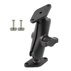 RAM® Double Ball Mount with Flat Panel Mounting Hardware - 3/8" Screws