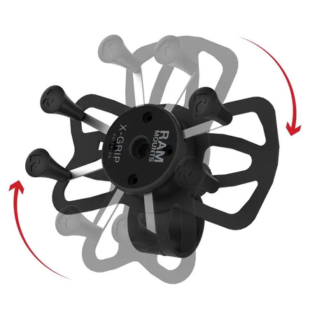 RAM® X-Grip® Large Phone Mount with RAM® Tough-Strap™ Handlebar Base