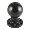 RAM® Large Round Plate with 6-Hole Pattern and Ball - E Size