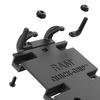 RAM® Quick-Grip™ XL Phone Mount with Vibe-Safe™ & U-Bolt Base - Short
