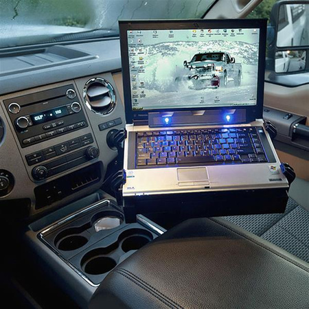 RAM® No-Drill™ Laptop Mount for '99-16 Ford F-250 - F750 + More