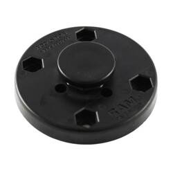 RAM® Composite Octagon Button with Round Plate