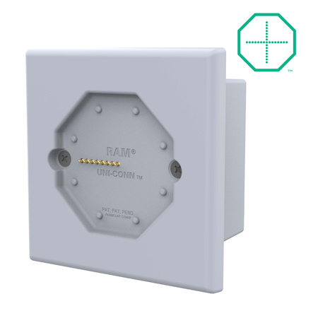 Zasilana stacja dokująca GDS® Uni-Conn™ z PoE (gniazda europejskie) - szara