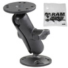 RAM® Composite Double Ball Mount ze sprzętem do Garmin Striker + More