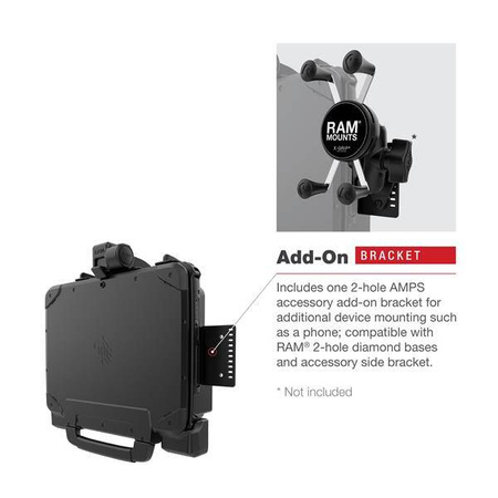 RAM® Powered Dock for Zebra ET8x 2-in-1 Tablet