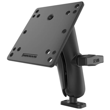 RAM® Double Ball Mount z podstawą 1" x 2" i płytką VESA 100 x 100 mm