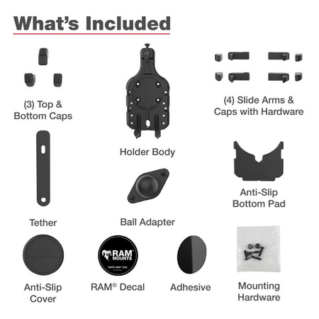 RAM® Quick-Grip™ Pro Uchwyt na telefon z kulką