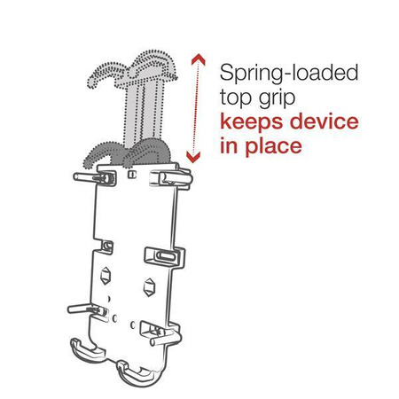 RAM® Quick-Grip™ Phone Mount with RAM® Tough-Strap™ Handlebar Base