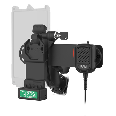 GDS® Uni-Conn™ Locking PTT Remote Speaker Mic Bundle for Kodiak