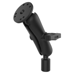 RAM® Universal Double Ball Mount z okrągłą płytką i gwintem 1/2" NPT