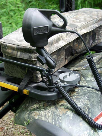 Uchwyt na kierownicę RAM® U-Bolt z reflektorem LED