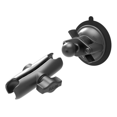 Podstawa przyssawki RAM® Twist-Lock™ z ramieniem z podwójnym gniazdem