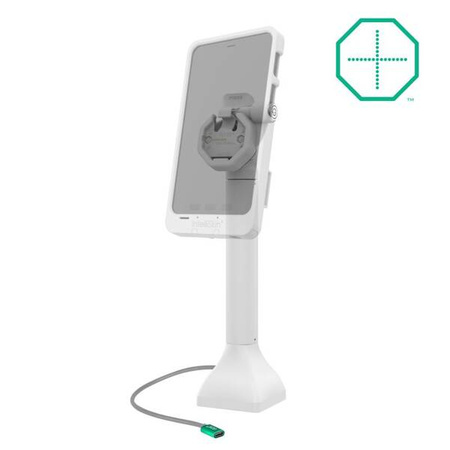 GDS® Uni-Conn™ Powered 14" Locking Pedestal Dock with USB-C - Gray