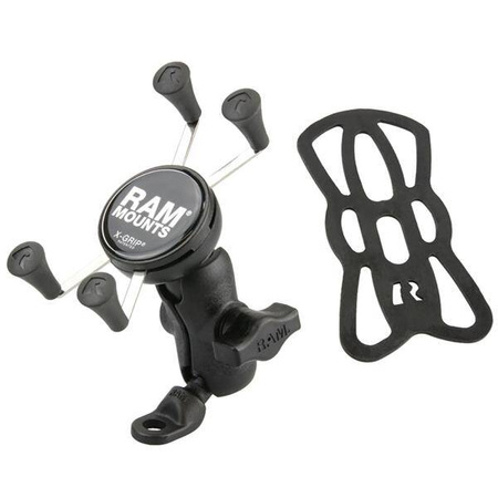 Uchwyt na telefon RAM® X-Grip® z adapterem kątowym 9 mm - kompozytowy