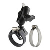 RAM® Strap Hose Clamp Mount with 1/4"-20 Stud