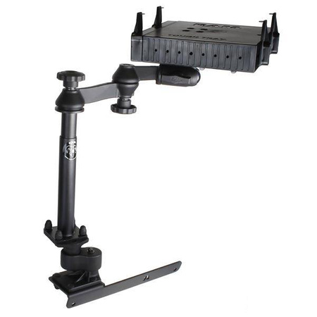 RAM® No-Drill™ Laptop Mount with Flat Arms for '12-24 Ram 2500-5500