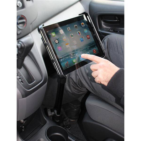 RAM® Pod HD™ Vehicle Mount with 12" Aluminum Rod and Round Plate