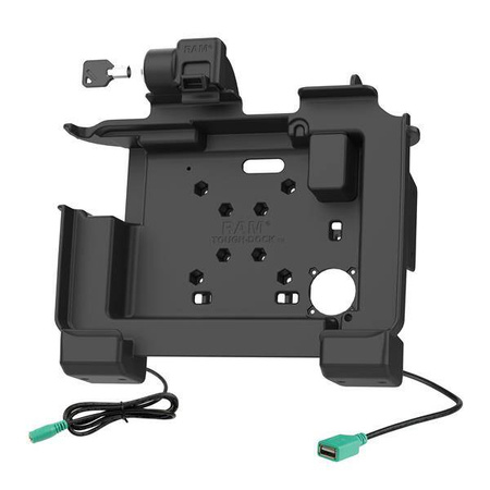 Stacja dokująca RAM® Power + Data Locking dla Zebra ET6x